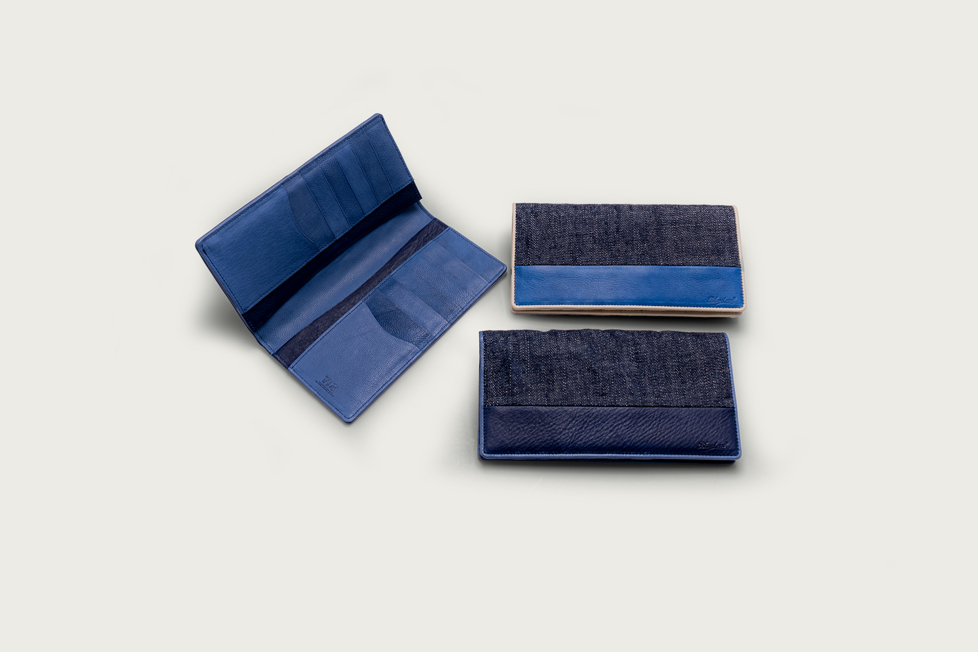 Denim × SUKUMO Leather breast Wallet : バランスを考えたスマートな
